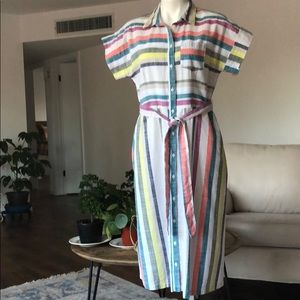 Time and Tru striped dress. Size Medium